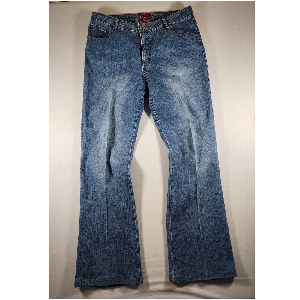 Westport‎ Denim Womens Size 10 Y2k Bootcut Flare Jeans Stretch Retro Medium Wash